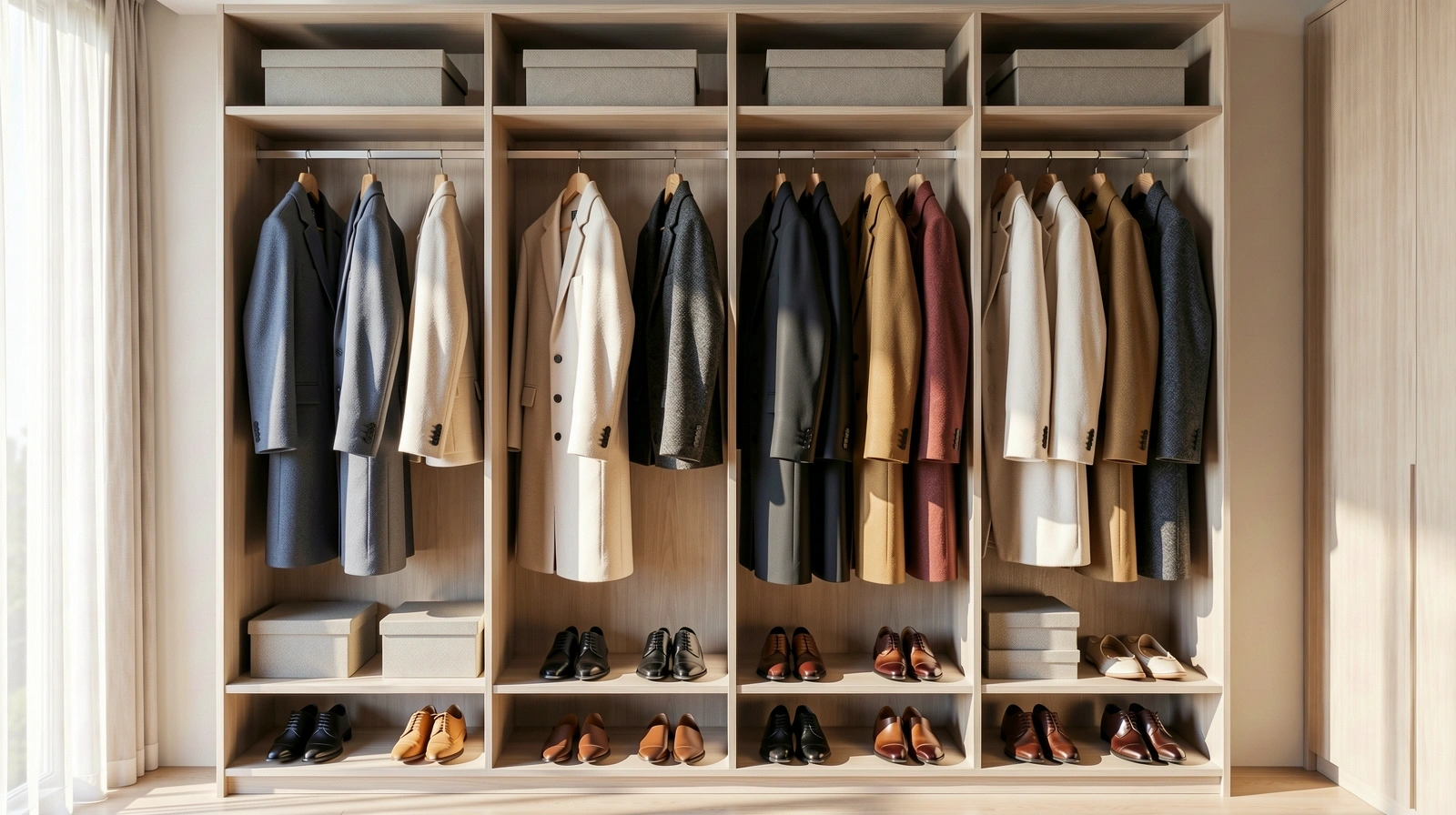 Premium men's wardrobe